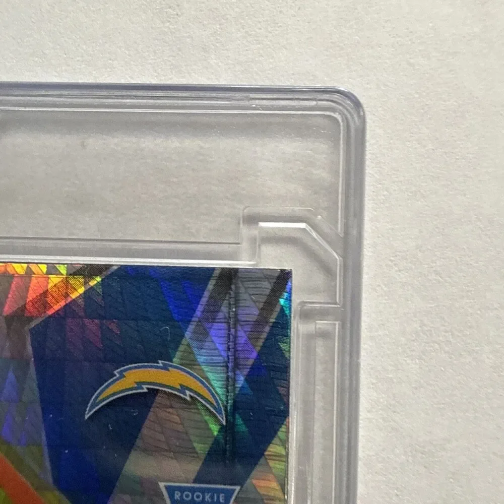 2020 Panini Phoenix JUSTIN HERBERT Chargers Fire Burst #103 Rookie RC